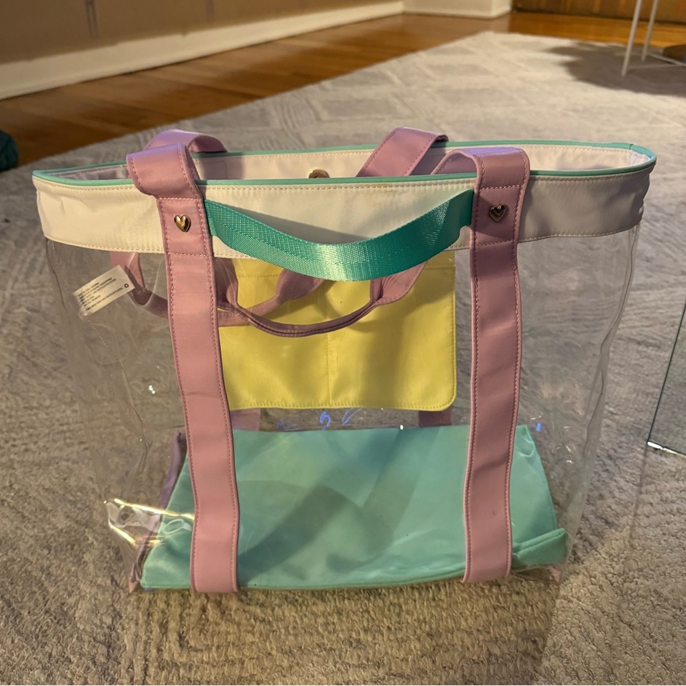 Stoney Clover clear beach bag